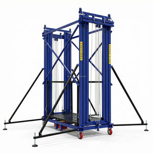 Piattaforma di Sollevamento Elettrica Leggera Pieghevole con Telecomando per Lavori di Ristrutturazione Domestica e Edilizia - Product Image 6
