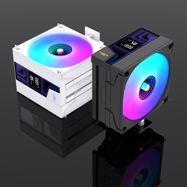 Lovingcool New Arrival ARGB CPU Cooler 120mm Aluminum Thermal Heatsink PC Compatible LGA 1700 1200 1366 115x AM5 AM4