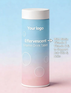 Tablete Efervescente de Vitamina Mais Popular com Biotina, Vitamina E, Vitamina C e Colágeno para Apoiar Cabelo, Pele e Unhas - Product Image 4