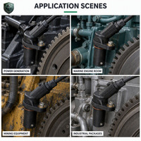 Capteur de vitesse moteur X00E50201772 pour moteur diesel, conception à branchement direct, capteur de vitesse d'arbre de 19 mm, pièce de rechange