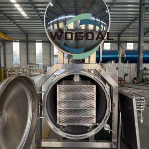 מכונת עיקור תעשייתית בקיטור (אוטוקלב) לצנצנות זכוכית וקופסאות שימורים - Product Image 4