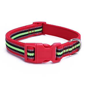 <span class=keywords><strong>Collar</strong></span> para Perro Personalizado al por Mayor, Hebilla Mediana y Pequeña, Lujoso, de Lona Suave con Forro de Neopreno, Reflectante, para Perros - Product Image 5