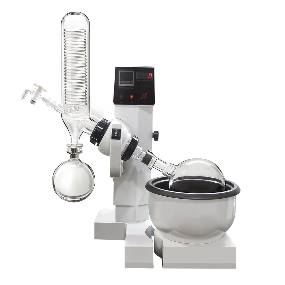 WTRE-02B Lab Distillation Équipements Petit Évaporateur Rotatif Sous Vide avec 1L 2L Flacon