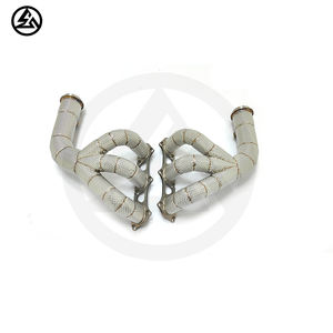 Collecteurs d'échappement sportifs CSZ pour Porsche 911 991.1 GT3 991.2 GT3 4.0L avec bouclier thermique de compétition - Product Image 3