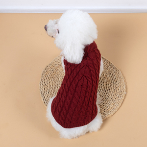 Produits pour animaux de compagnie, chandail en tricot chaud pour <span class=keywords><strong>chiot</strong></span>, <span class=keywords><strong>chien</strong></span>, chat, veste en tricot pour petit <span class=keywords><strong>chien</strong></span>, pull pour <span class=keywords><strong>chien</strong></span>, vêtements pour animaux de compagnie - Product Image 5
