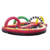 Piste gonflable Go Kart, piste de course gonflable pour vélos Quad, livraison gratuite