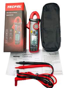 Multimètre à pince TECPEL DCM-210 Mini AC/DC 100A 600V, testeur numérique compact pour espaces restreints - Product Image 6