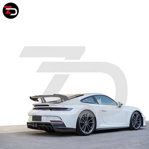 Vente flash Kit carrosserie en carbone sec <span class=keywords><strong>de</strong></span> style GT3 pour Carrera 911 992 avec pare-chocs avant, jupes latérales, lèvres, aileron, pare-chocs arrière, capot <span class=keywords><strong>de</strong></span> toit - Product Image 2