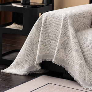 <b>Sofa</b> <b>Cover</b> Chenille 180 x 300cm Full Coverage Non Slip Stain Resistant Pad Type Solid Pattern Machine Washable - Product Image 2
