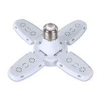 Lampe de garage à LED pour voiture Ampoules pliantes 28W E27 Ventilateur de plafond pliable Home Ceiling Warehouse Industrial Lighting