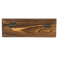 Coffret Cadeau d'Affaires en Stock Local aux États-Unis avec Couteau Pliant à Manche en Bois dans une Boîte en Bois, Gravure Laser Incluse pour Événements Corporatifs
