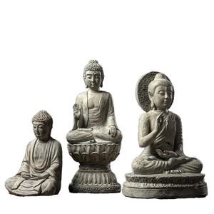 Estatua de Buda <span class=keywords><strong>Zen</strong></span>, Adorno <span class=keywords><strong>Zen</strong></span>, Decoración para Ventanas, Entrada, Manualidades de Resina para el Hogar, Jardín, Patio, Figura de Feng Shui - Product Image 1