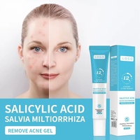Gel Réparateur Rapide et Efficace Contre les Cicatrices d'Acné et les Taches, Crème Lissante pour la Peau et Réductrice de Pores