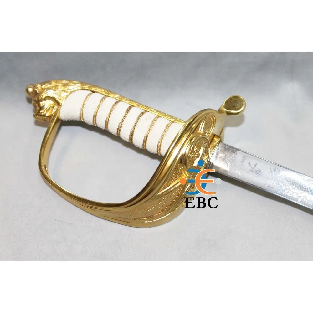 Espadas de ouro da navela cadeões com aço scabbard cinto de umbigo com nó de espada oem atacado alta qualidade cinto de exportação item mais fino