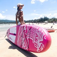 Planche de SUP gonflable double couche personnalisée de 10 ft6 planche à pagaie debout pour le surf