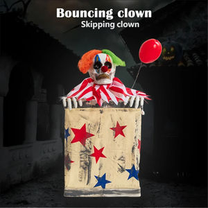 Nouvelle Décoration Animatronique Effrayante pour Halloween : Accessoire de <span class=keywords><strong>Clown</strong></span> à Activation par Mouvement pour Fêtes et Parcs à Thème - Product Image 2