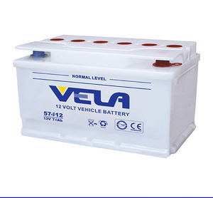 VELA DIN74 belle qualité 12V <span class=keywords><strong>74Ah</strong></span> <span class=keywords><strong>batterie</strong></span> de <span class=keywords><strong>voiture</strong></span> plomb-acide charge sèche <span class=keywords><strong>batterie</strong></span> automatique pour <span class=keywords><strong>voiture</strong></span> état de démarrage nouveau - Product Image 2