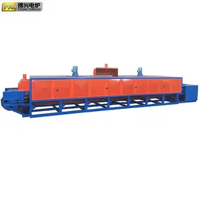 factory price high quality muffle conveyor mesh belt furance for steel heat treatment