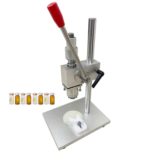 Máquina taponadora de botellas manual de escritorio para tapa de aluminio o tapa de plástico de aluminio - Product Image 1