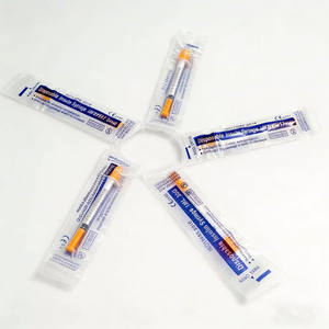 <span class=keywords><strong>Jeringa</strong></span> <span class=keywords><strong>de</strong></span> <span class=keywords><strong>Insulina</strong></span> Desechable <span class=keywords><strong>de</strong></span> Seguridad <span class=keywords><strong>de</strong></span> 31g <span class=keywords><strong>0.3</strong></span> ml 1ml U50 Naranja con Aguja 31gX6mm para Uso Animal - Product Image 1