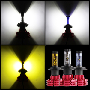 Nighteye led <span class=keywords><strong>faro</strong></span> H4 Phillip chips led de tres colores 3000K 6000K 8000K led de la motocicleta de la linterna led <span class=keywords><strong>bicicleta</strong></span> <span class=keywords><strong>faro</strong></span> - Product Image 4