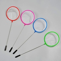 Filet à poissons pour aquarium, petit filet de pêche en nylon avec poignée en plastique pour aquarium domestique, vente chaude
