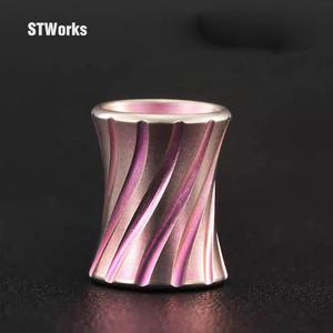 チタン合金格安ネックレスペンダントEDCチタンペンダントナイフストラップビーズ - Product Image 3