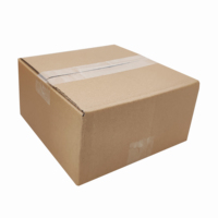 Boîtes en Carton Ondulé Simple Paroi 20*20*10cm avec Impression Personnalisée – Conception Économique de Logo sur Emballage Carré