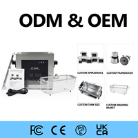 Nettoyeur à ultrasons industriel électrique ODM, nouveau modèle, pour appareils dentaires, bijoux, portable, réservoir de 6 L, 220-240 V AC, certifié CE/ROHS