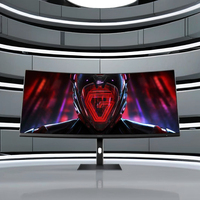 Moniteur LED incurvé 34 pouces 1500R Redmi G34WQI d'origine CN, écran de poisson à ruban brossé haute définition 21:9 DP pour ordinateur