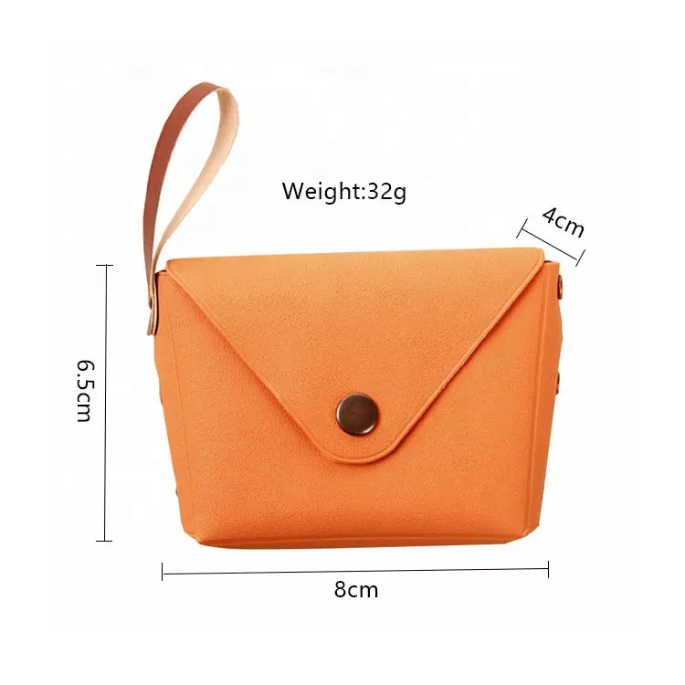 Hot selling Korean style cute candy color Pocket Coin Purse key bag creative Macaron hand bag dime bags Card Cash Wallet