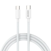 Cable ESEEKGO G-311C de 3 Metros, Tipo-C a Tipo-C, Trenzado de Nailon, Carga Rápida de 6A para Teléfonos Móviles Android/iOS, Cámara, Cobre Puro