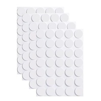 Ruban adhésif double face en mousse acrylique PE de 3 mm d'épaisseur, découpé en cercles de 1 pouce, multifonctionnel, résistant à l'eau, insonorisant, pour scellage de sacs