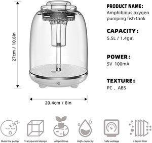Caixa De Reprodução De Peixes Tanques De Alimentação De Aquário Pequeno Tanque De Peixes Betta - Product Image 3
