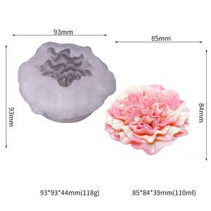 Grand <span class=keywords><strong>moule</strong></span> <span class=keywords><strong>en</strong></span> <span class=keywords><strong>silicone</strong></span> 3D <span class=keywords><strong>en</strong></span> forme de fleur, écologique et de qualité <span class=keywords><strong>alimentaire</strong></span>, pour la pâtisserie, la fabrication de savon et de bougies, la résine époxy - xinyu Dy252 - Product Image 2
