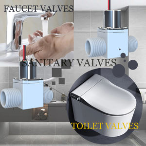 Sensor Transl DC 6V 12V pulso de plástico grifos sin contacto urinario inodoro agua enganche válvula solenoide biestable - Product Image 3