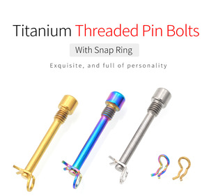 Tornillo de Fijación de Pastillas de Freno Hidráulico para Bicicleta MTB, Rosca de Titanio M4x26, con Anillo de Seguridad, para Caliper <span class=keywords><strong>XT</strong></span> - Product Image 3