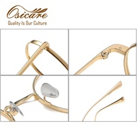Montures Optiques en Titane Pur au Design Minimaliste, Lunettes Classiques en Alliage, Monturas Ópticas de Titanio