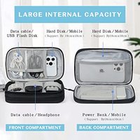 Mini pochette de rangement pour téléphone portable, cartes SD, accessoires électroniques, sac de transport pour voyages