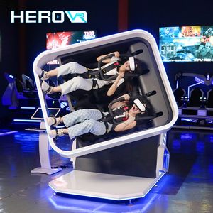 9D VR Cinéma Fly Simulator 360 Degrés Rotation Simulateur De Vol Roller Coaster En Aluminium Extérieur Intérieur École Éducative VR - Product Image 2