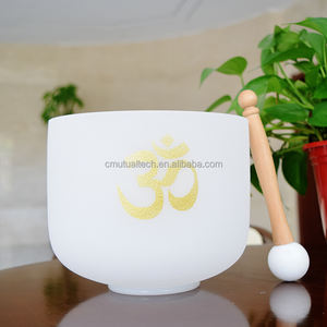 Cuencos de cristal de <span class=keywords><strong>cuarzo</strong></span> <span class=keywords><strong>blanco</strong></span> de 6 ''-16'', instrumento de curación y meditación con sonido, productos de Cristal para cantar - Product Image 3