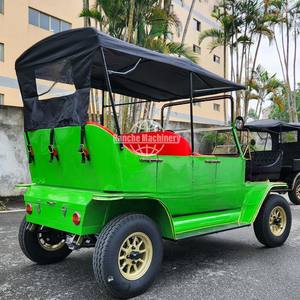 Coche Eléctrico Retro de Turismo Vintage - 4-17 Asientos, Velocidad de 60 km/h, Batería de Plomo-Ácido, Color Personalizado - para Resorts y Parques de Atracciones - Product Image 6