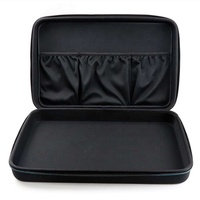 Valise de coiffeur EVA rigide personnalisée pour ciseaux, tondeuses, rasoirs, trousse de toilette de voyage avec fermeture éclair