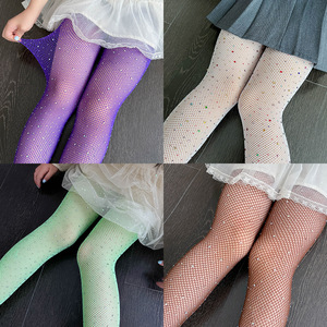Toddler Kids Mesh Fishnet Net Rhinestone Bling <strong>Tights</strong> Fishnet Pantyhose Baby <strong>Girls</strong> Net Mesh Glitter Rhinestone <strong>Christmas</strong> <strong>Tights</strong> - Product Image 5