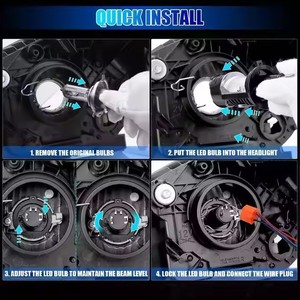 Faro Delantero para Auto y Motocicleta Mini M03YH4LED de Doble Haz, Luz Alta y Baja Integradas, Súper Brillante y Enfocada, Gran Venta - Product Image 2