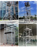 Roue pivotante en nylon et caoutchouc PU avec frein, capacité de charge de 1000 kg, diamètre de 8 pouces, pour échafaudage