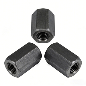Tuerca hexagonal de acero al carbono de la fábrica Bibo Yaente, tuerca hexagonal de acero al carbono con cabeza hexagonal, espesada, extendida, con pasador hueco recto para acoplamiento - Product Image 2