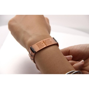 Hot Selling Men <b>Bracelet</b> Pure Copper Magnetic Anti-Radiation Arthritis Pain Relief Health Energy 2025 New Design Fashion Jewelry - Product Image 3