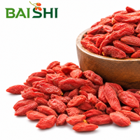 Goji biologiques sucrés séchés de qualité supérieure, certifiés UE, en vrac 5kg, 500 grains/50g, traceables de Ningxia, Chine