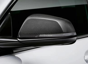 En promotion : Coque de rétroviseur en fibre de carbone sèche A90 Niu Wang Mo, noir/gris - Product Image 2